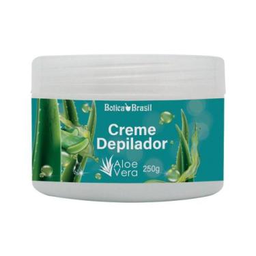 Imagem de Creme Depilador Depilatório com Aloe Vera Botica Brasil - 240g - Lucy'