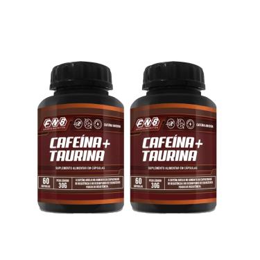 Imagem de Kit 2 Cafeína + Taurina 2x60 cps Flora Nativa-Unissex