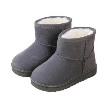 Imagem de Botas De Neve Térmicas Para Meninos E Meninas, Clássicas, Em Suede, Pa