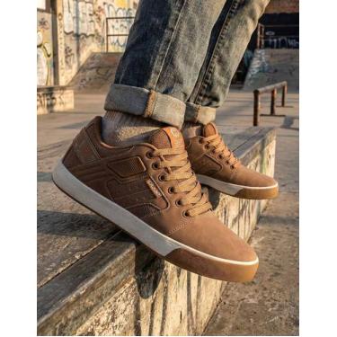Imagem de Tênis Ollie Masculino Skate Street Neo 3, Camel, 40