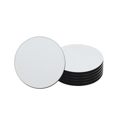 Imagem de Porta Copos Cor Branco Liso 2 Unidades - Lu Artes