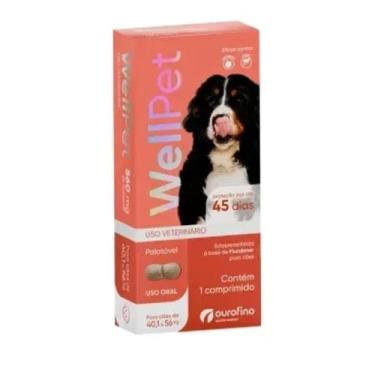 Imagem de Antipulgas e Carrapatos Wellpet 560 mg para Cães 40,1 a 56 kg - OUROFI