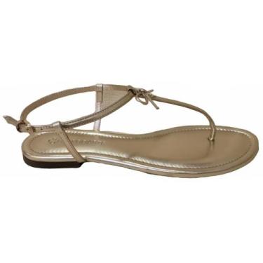 Imagem de Sandalia Capodarte 4019020, Ouro chiaro, 36