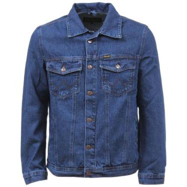 Imagem de Jaqueta Jeans Masculina Azul Wrangler 38341, M