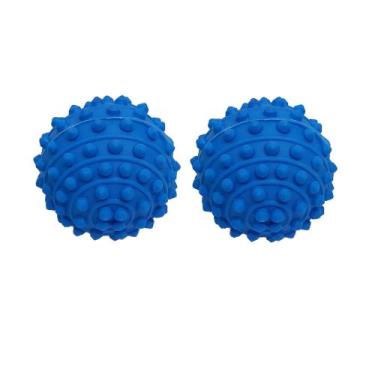 Imagem de Brinquedo Luna Bola Cravo 64mm Azul c/ 2 unidades para cachorro