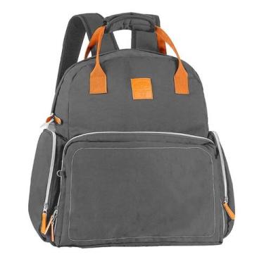 Imagem de Mochila Bolsa Maternidade Bebê Mommy Bag C/ Trocador - Clio, Cinza-cla