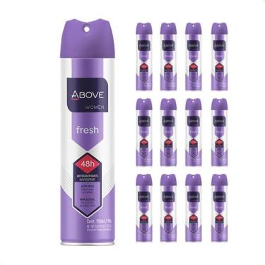 Imagem de Kit com 12 - Desodorante Aerosol Above Clássico Fresh 150ml