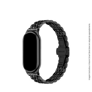 Imagem de Bracelete De Aço Inoxidável Para Xiaomi Smart Band 8/9/10