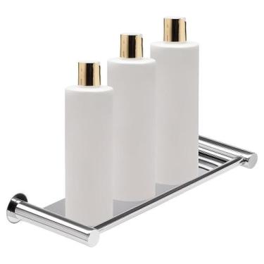 Imagem de Porta Shampoo 30 Cm Para Banheiro Inox 304 RR1017 - Wora Acessórios de