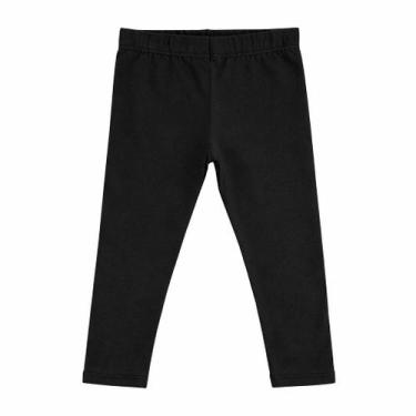 Imagem de Calça Color Girl Legging Infantil Menina Escolar Basica Preta e Marinh