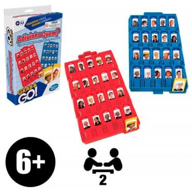 Imagem de Jogo Adivinha Quem Grab e Go Gaming F8257 - Hasbro