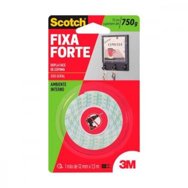 Imagem de Fita Dupla Face Espuma 3M 12 X 1,5M - 3m melhoria do lar