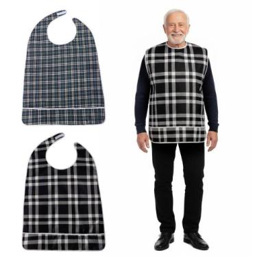 Imagem de Babadores para Adultos GREENANTS 2 Unidades XL 89x56cm Impermeáveis