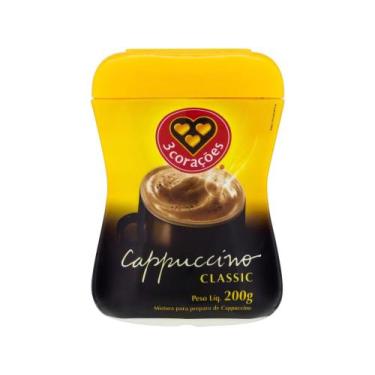 Imagem de Cappuccino Classic 3 Corações Pote 200g
