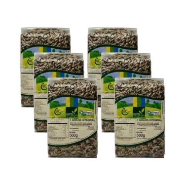 Imagem de Kit 6X: 7 Grãos Integral Orgânico Coopernatural 500g