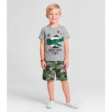 Imagem de Pijama Infantil Menino Brilha No Escuro Kappes Cinza, 12, Cinza