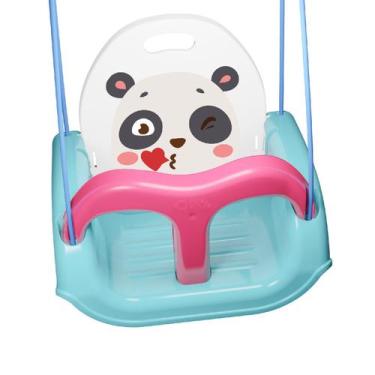 Imagem de Balanço Infantil Pandinha Cadeirinha Com Cinto E Encosto - Pais E Filh
