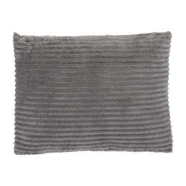 Imagem de Almofada decorativa com enchimento e tecido soft 45x60cm - mart, cinza
