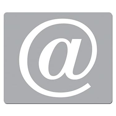 Imagem de Mouse Pad Retangular Arroba em PVC TopGet - (Cinza)