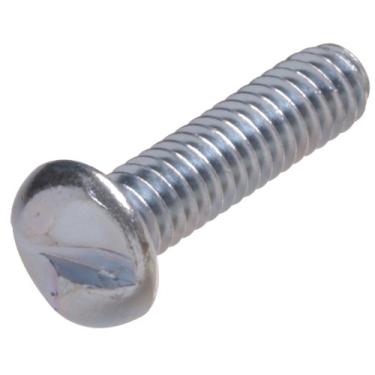 Imagem de The Hillman Group 45713 Parafusos de máquina de segurança unidirecional banhados a zinco de 1/4-20 polegadas x 1 polegada