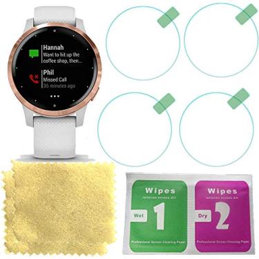 Imagem de Protetor de tela de vidro temperado Octelect para relógio inteligente Garmin Garmin vivoactive 4S