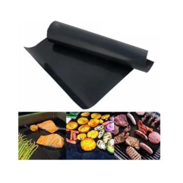 Imagem de Manta De Teflon Para Churrasqueira Antiaderente 40x30cm Bbq