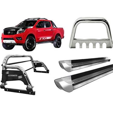 Imagem de KIT QUEBRA MATO+SANTO ANTONIO H3+ESTRIBO FONTIER 17/20 CROMO