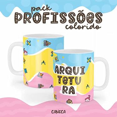 Imagem de Caneca Cerâmica Color Profissão Arquitetura