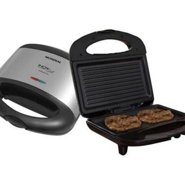 Imagem de Grill/Sanduicheira Mondial S-07 Retangular - 850W 220V