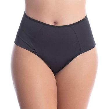 Imagem de Calcinha Hot Pant Calcinhas Cós Alto Microfibra Lateral Dupla - AHAM