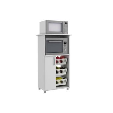 Imagem de Fruteira Genialflex Josi p/Microondas Branco