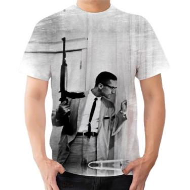 Imagem de Camiseta Camisa Malcolm X Eua Negro Ativista Defensor - Estilo Kraken