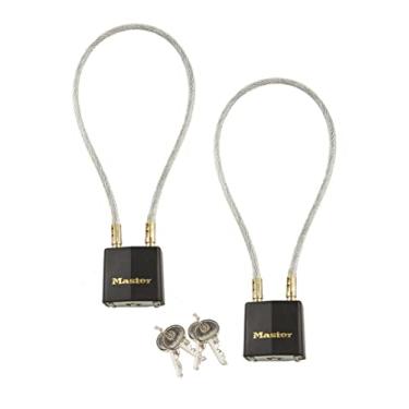 Imagem de Capacete de motocicleta Lock-Master Lock #99KA - 2 teclas iguais