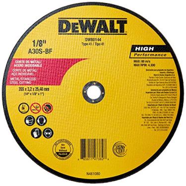 Imagem de DEWALT Disco Abrasivo de Corte de 14 Pol. (355mm) DW80144