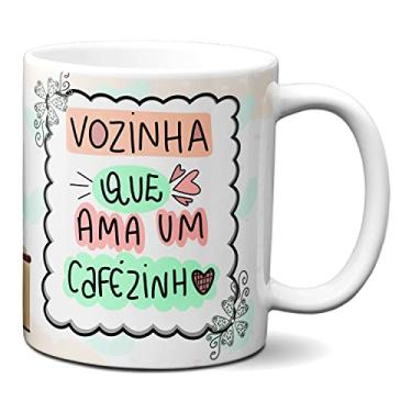 Imagem de Caneca Feliz Dia Dos Avós Vozinha Que Ama Um Cafezinho (Branca)