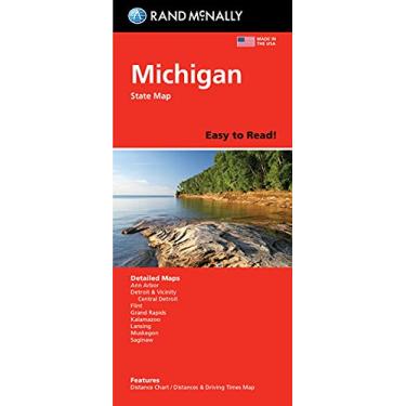 Imagem de Rand McNally Easy to Read: Michigan State Map