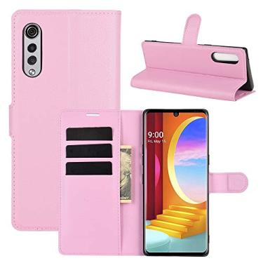 Imagem de For LG Velvet Litchi Texture Horizontal Flip Protective Case with Holder & Card Slots & Wallet