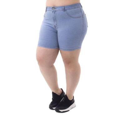 Imagem de Bermuda Jeans Básica Plus Size Feminina Mix Jeans