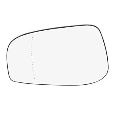 Imagem de Vidro espelhado aquecido com placa de suporte lateral retrovisora vidro espelhado X AUTOHAUX para 2004-2006 VOLVO S80 S60X AUTOHAUX Driver Left Side a20021700ux0045