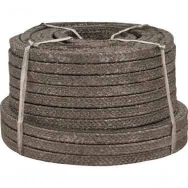 Imagem de Gaxeta Quadrada Grafitada 1" 1M 9,8Kg Para Vedação - Vonder