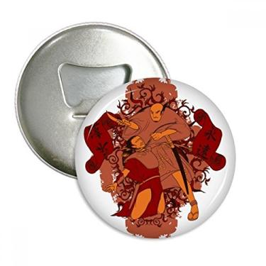 Imagem de Japan Banners – Abridor de garrafas com estampa japonesa e ímã de geladeira