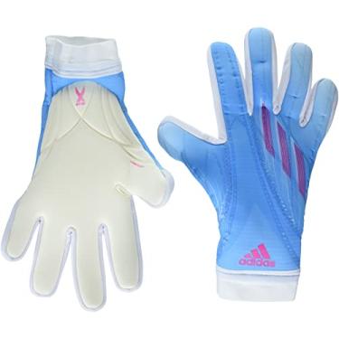 Imagem de adidas Luvas de goleiro unissex para adultos X League Sky Rush/Branco/Team Shock Pink 11