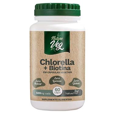 Imagem de Chlorella + Biotina Vegana 60 Cáps NatureVeg