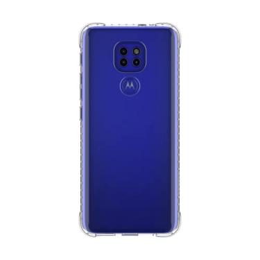 Imagem de Capa Anti Impacto Gocase Modelo Slim Clear compatível com Moto G9 Play (6.5 Pol) (Transparente)
