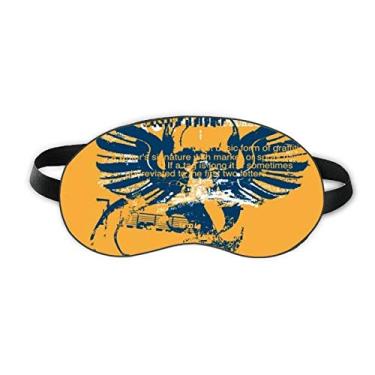 Imagem de Capa para sombra noturna macia com caveiras e asas de caveira, grafite e sono urbano