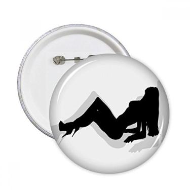 Imagem de Silhueta de biquíni feminina quente, broches, emblema, decoração de roupas, 5 peças, presente