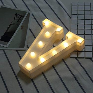 Imagem de Número de placa de casa flutuante 3D DIY branco letra de plástico luz LED letreiro alfabeto lâmpada noturna para decoração de ambientes internos e externos