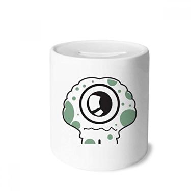 Imagem de DIYthinker Caixa para dinheiro alienígena do universo e alienígena com porta-moedas de cerâmica, presente de cofrinho