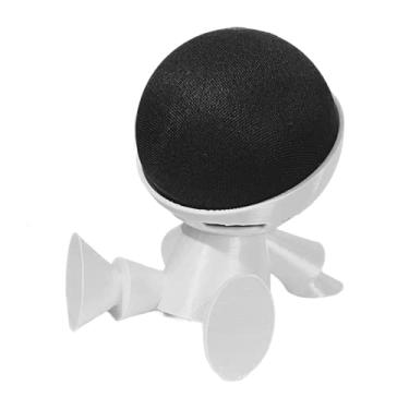 Imagem de Suporte Mesa Robô Espacial Amazon Alexa Echo Dot 4 Branco Decoração