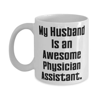 Imagem de Caneca Funny Husband 325 g de 425 g, My Husband Is an Awesome Physician Assistant, s For Husband, Presente De Esposa, Copo Para Marido